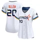 Women's Nick Allen Houston Astros ＃20 White Limited - 2025 City Connect Jersey