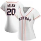 Women's Nick Allen Houston Astros ＃20 White Replica - Home Jersey