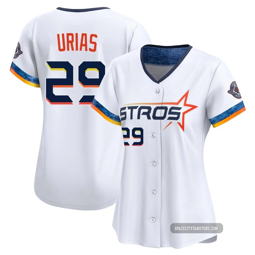 Women's Ramon Urias Houston Astros ＃29 White Limited - 2025 City Connect Jersey