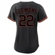 Women's Roger Clemens Houston Astros ＃22 Black Replica - Fashion Jersey