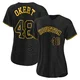 Women's Steven Okert Houston Astros ＃48 Black Authentic - Snake Skin City Jersey