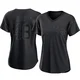 Women's Steven Okert Houston Astros ＃48 Black Replica - Pitch Fashion Jersey