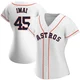 Women's Tatsuya Imai Houston Astros ＃45 White Replica - Home Jersey