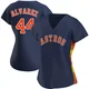 Women's Yordan Alvarez Houston Astros ＃44 Navy Authentic - Alternate Jersey