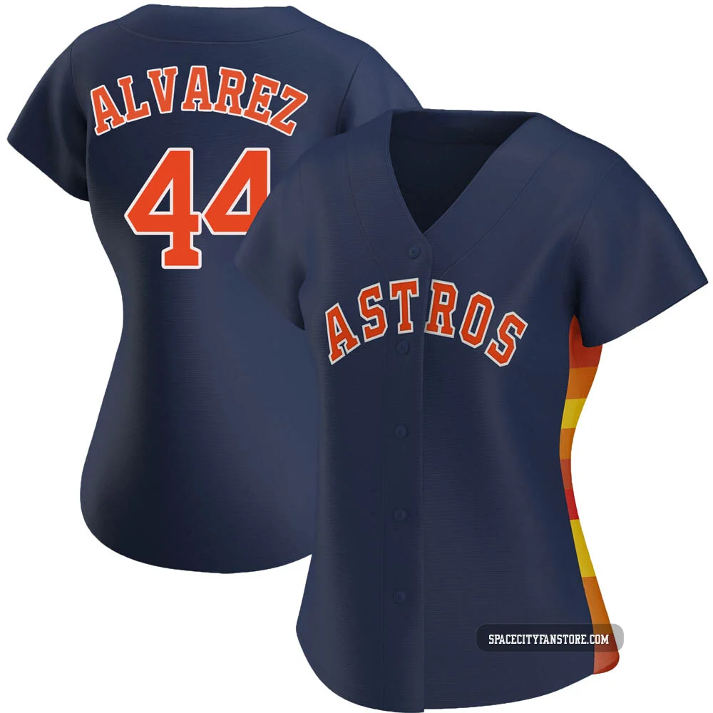 Women's Yordan Alvarez Houston Astros ＃44 Navy Replica - Alternate Jersey