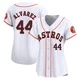 Women's Yordan Alvarez Houston Astros ＃44 White Limited - Home Jersey