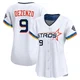 Women's Zach Dezenzo Houston Astros ＃9 White Limited - 2025 City Connect Jersey