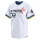 Youth Alimber Santa Houston Astros ＃72 White Limited - 2025 City Connect Jersey
