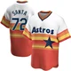 Youth Alimber Santa Houston Astros ＃72 White Replica - Home Cooperstown Collection Jersey