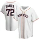 Youth Alimber Santa Houston Astros ＃72 White Replica - Home Jersey