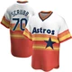 Youth Andre Scrubb Houston Astros ＃70 White Replica - Home Cooperstown Collection Jersey