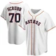 Youth Andre Scrubb Houston Astros ＃70 White Replica - Home Jersey