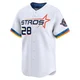 Youth Braden Shewmake Houston Astros ＃28 White Limited - 2025 City Connect Jersey