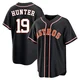 Youth Brian Hunter Houston Astros ＃19 Black Replica - Fashion Out Jersey