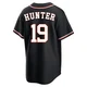 Youth Brian Hunter Houston Astros ＃19 Black Replica - Fashion Out Jersey
