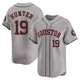 Youth Brian Hunter Houston Astros ＃19 Gray Limited - Away Jersey