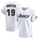 Youth Brian Hunter Houston Astros ＃19 White Limited - Throwback Cooperstown Collection Jersey