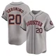 Youth Cesar Geronimo Houston Astros ＃20 Gray Limited - Away Jersey
