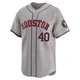 Youth Don Wilson Houston Astros ＃40 Gray Limited - Away Jersey