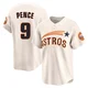 Youth Hunter Pence Houston Astros ＃9 Cream Limited - Throwback Cooperstown Collection Jersey