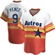 Youth Hunter Pence Houston Astros ＃9 White Replica - Home Cooperstown Collection Jersey