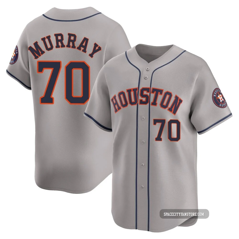 Youth Jayden Murray Houston Astros ＃70 Gray Limited - Away Jersey