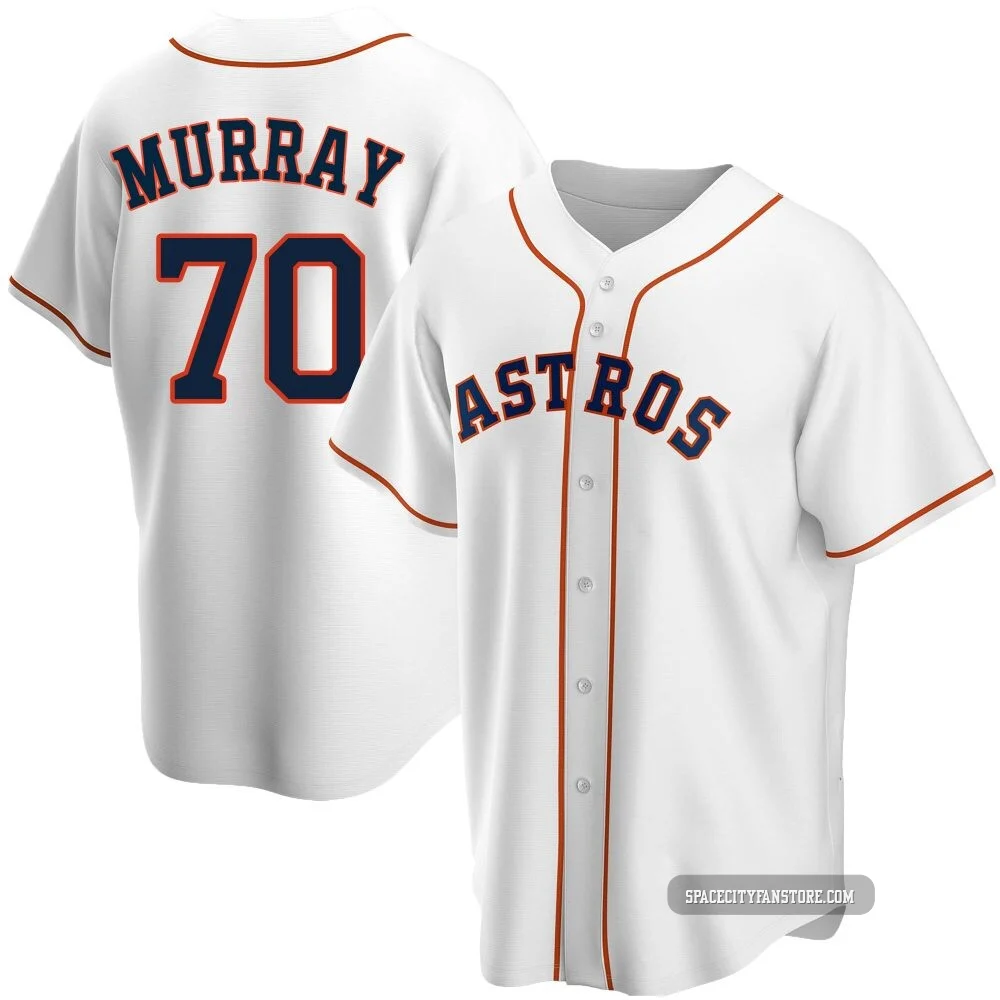 Youth Jayden Murray Houston Astros ＃70 White Replica - Home Jersey