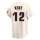 Youth Jeff Kent Houston Astros ＃12 Cream Limited - Throwback Cooperstown Collection Jersey