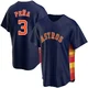 Youth Jeremy Pena Houston Astros ＃3 Navy Replica - Alternate Jersey
