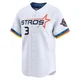 Youth Jeremy Pena Houston Astros ＃3 White Limited - 2025 City Connect Jersey