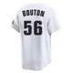 Youth Jim Bouton Houston Astros ＃56 White Limited - Throwback Cooperstown Collection Jersey