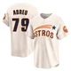 Youth Jose Abreu Houston Astros ＃79 Cream Limited - Throwback Cooperstown Collection Jersey