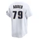Youth Jose Abreu Houston Astros ＃79 White Limited - Throwback Cooperstown Collection Jersey