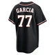 Youth Luis Garcia Houston Astros ＃77 Black Replica - Fashion Out Jersey