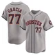 Youth Luis Garcia Houston Astros ＃77 Gray Limited - Away Jersey