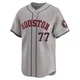 Youth Luis Garcia Houston Astros ＃77 Gray Limited - Away Jersey