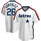 Youth Luis Gonzalez Houston Astros ＃26 White Replica - Home Cooperstown Collection Team Jersey