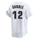 Youth Michael Sandle Houston Astros ＃12 White Limited - Throwback Cooperstown Collection Jersey