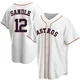 Youth Michael Sandle Houston Astros ＃12 White Replica - Home Jersey