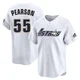 Youth Nate Pearson Houston Astros ＃55 White Limited - Throwback Cooperstown Collection Jersey