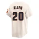Youth Nick Allen Houston Astros ＃20 Cream Limited - Throwback Cooperstown Collection Jersey