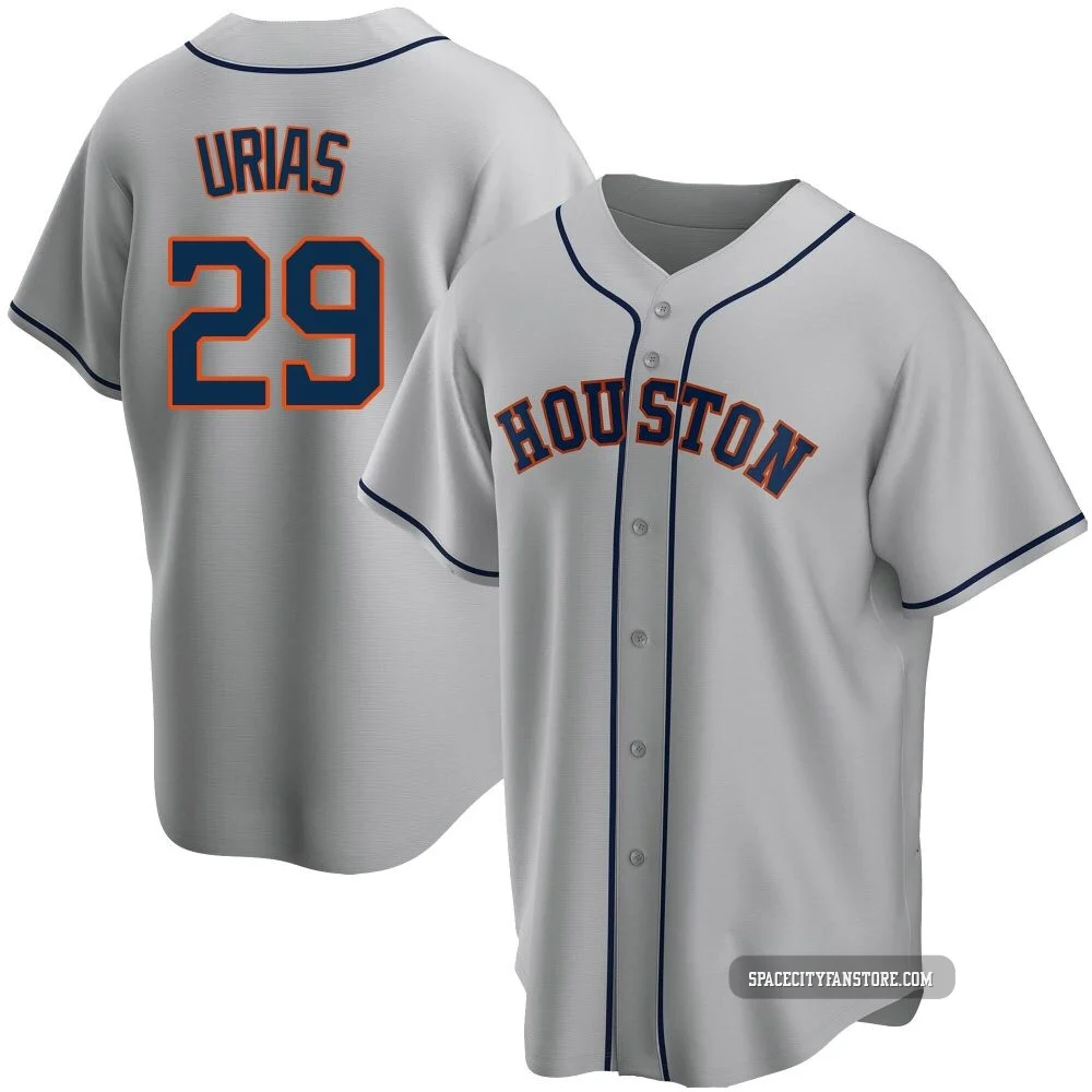 Youth Ramon Urias Houston Astros ＃29 Gray Replica - Road Jersey