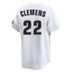 Youth Roger Clemens Houston Astros ＃22 White Limited - Throwback Cooperstown Collection Jersey