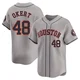 Youth Steven Okert Houston Astros ＃48 Gray Limited - Away Jersey
