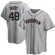 Youth Steven Okert Houston Astros ＃48 Gray Replica - Road Jersey